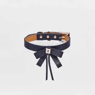 Bowknot Collar(Black) - OVERGLAM LONDON